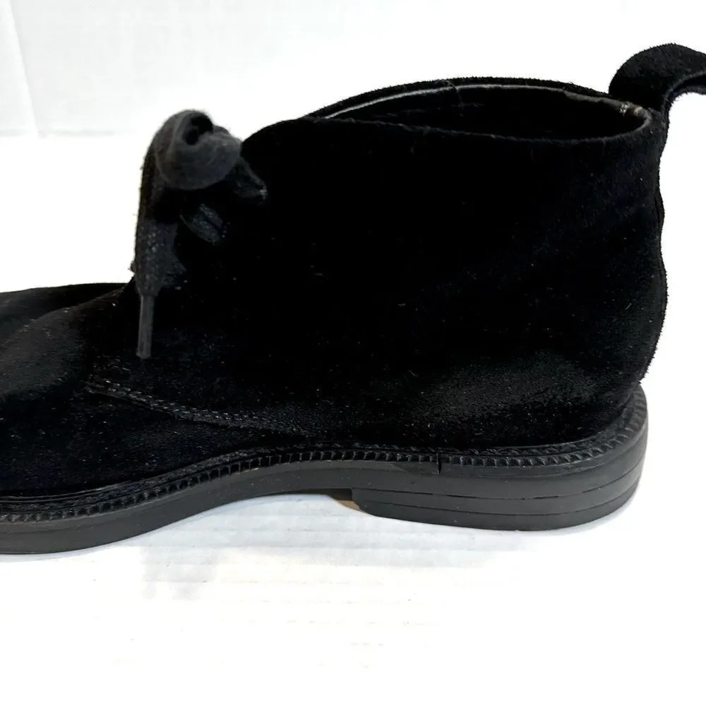 INC Darius Patch Chukkas Boots For Macy's Men's‎ Size 8.5 Black Suede